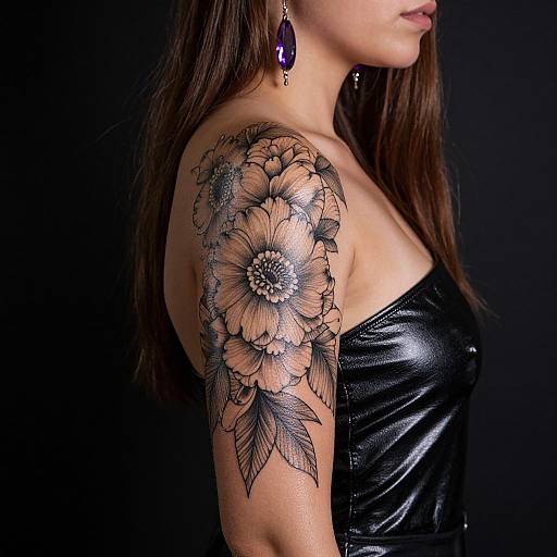 Close-Up of Tattooed Woman's Arm