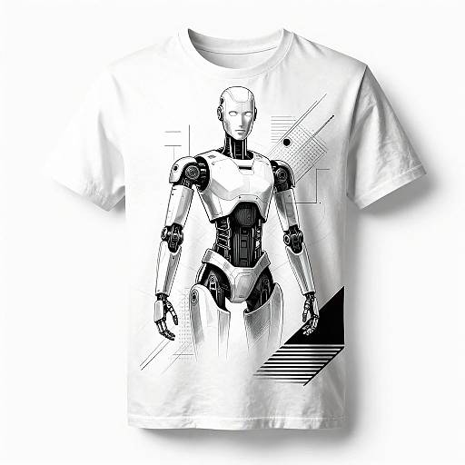 Sleek Android Designing Geometric Fashion