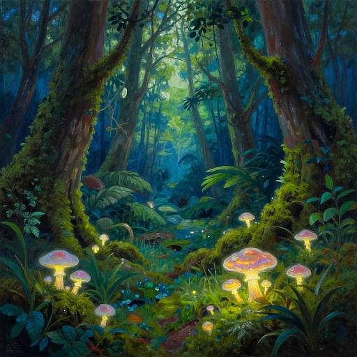 Enchanted Woodland Through Tiny Eyes