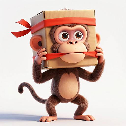 Acrobat Monkey Box Fighter Concept