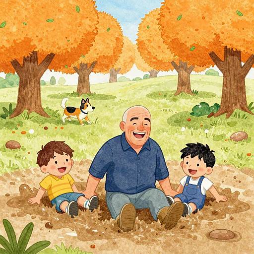 Joyful Teens in Orange Grove