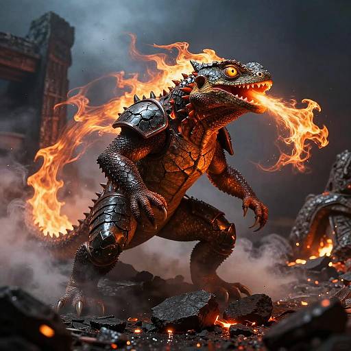 Ember Lizard in Ancient Forge