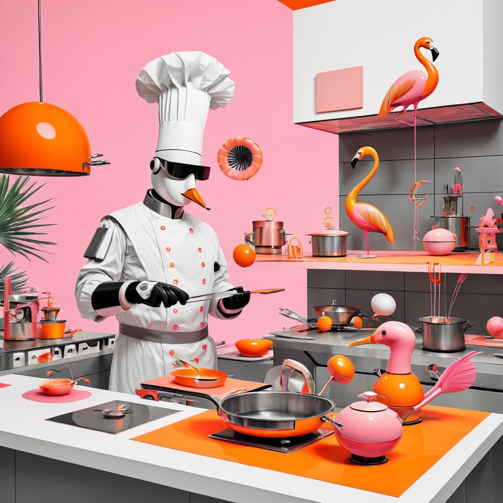 Absurd Dadaist Robot Chef Collaboration