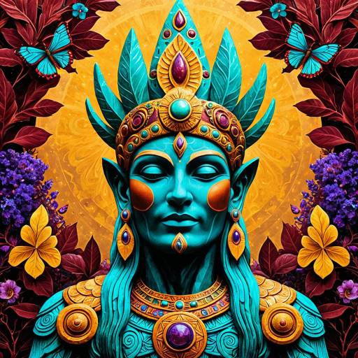 Mystical Ancient Totem Guardian Deity