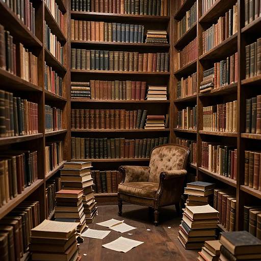 Labyrinthine Library of Forgotten Worlds