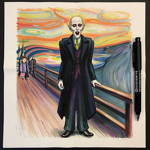 Parody of Van Gogh's 