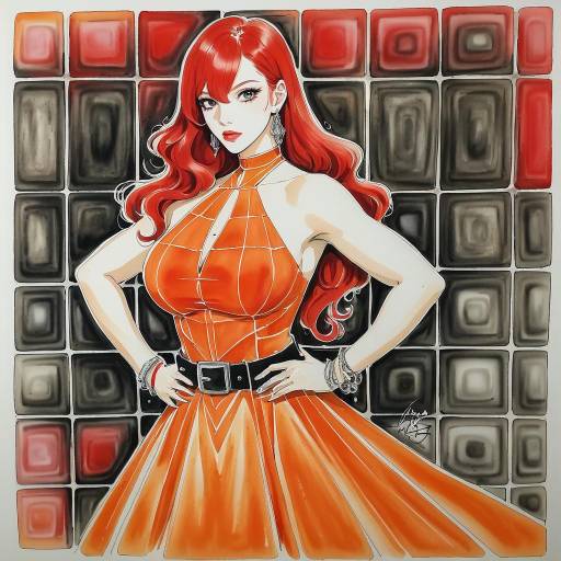 Elegant Persona 5 Royal Girl Portrait