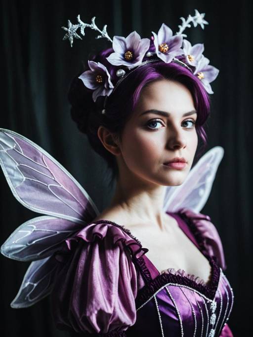 Cinematic Sugar Plum Fairy Cosplay Portrait