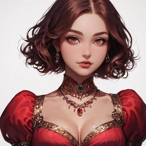 Elegant Charismatic Woman with Jewelry Elegant Charismatic Woman with Jewelry