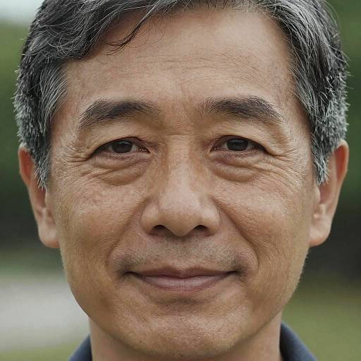 Realistic Portrait of 40-Year-Old Man