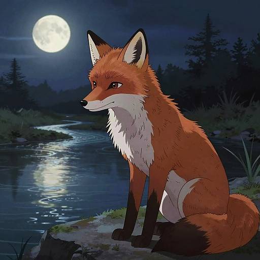 Beastars Fox by Moonlit River