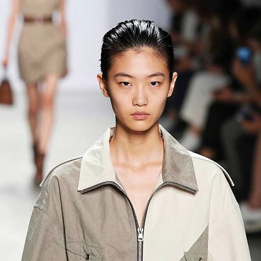 Slick Back Fade on Female Model