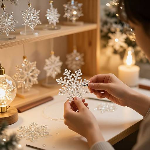 Crystal Snowflake Ornament Maker