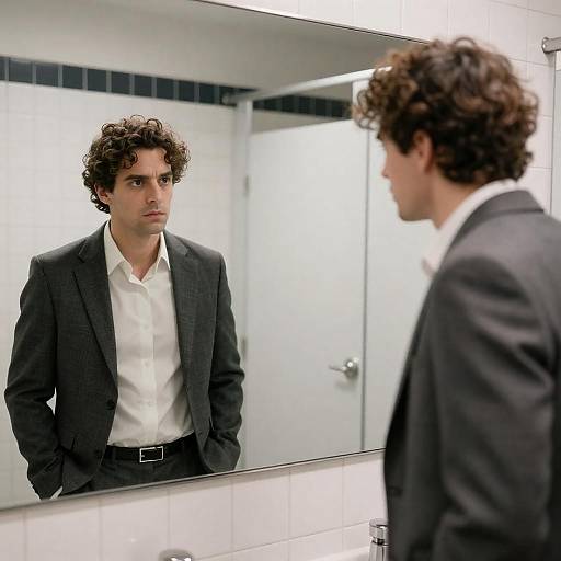 Intense Bathroom Encounter Between Two Men