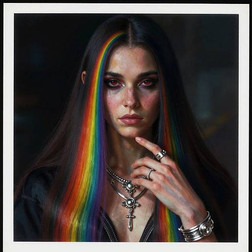 Elegant Ogre Portrait in Atmospheric Lighting