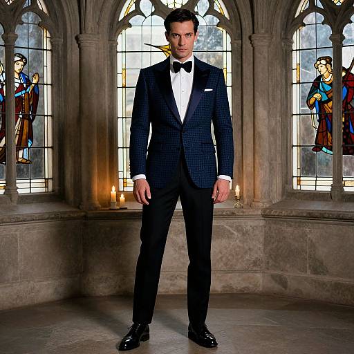 Elegant Gothic Evening Attire