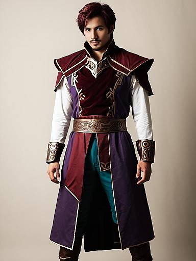 Man in Tyrian Callows Cosplay Costume