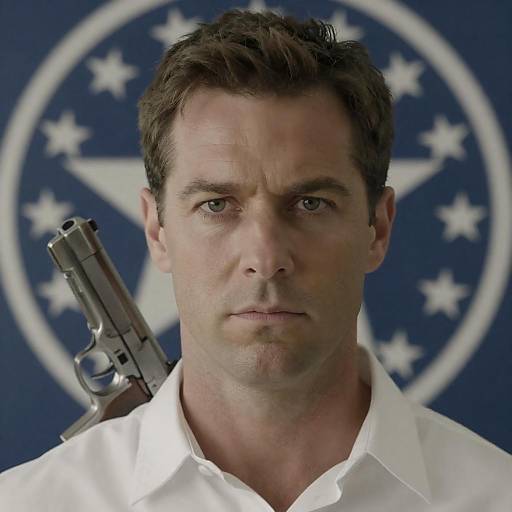 Intense Portrait of a Focused Man