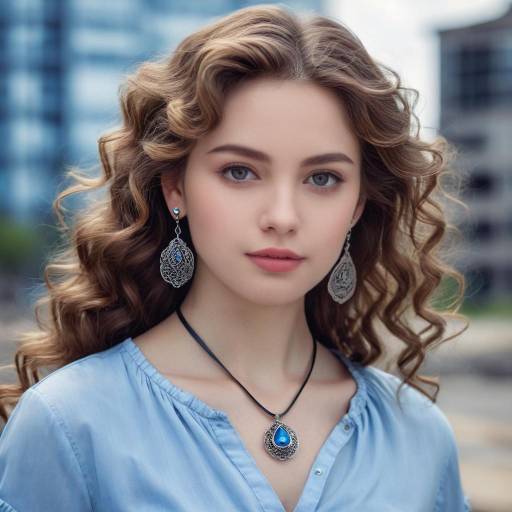 Outdoor Portrait of a Realistic Girl