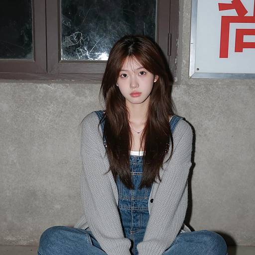 Casual Portrait of a Young Woman