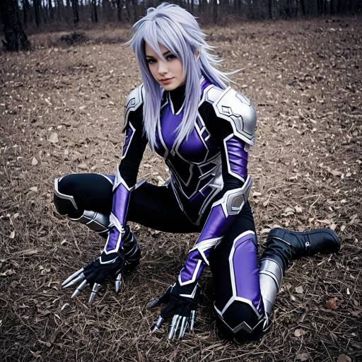 Jin Cosplay in Sleek Armored Suit