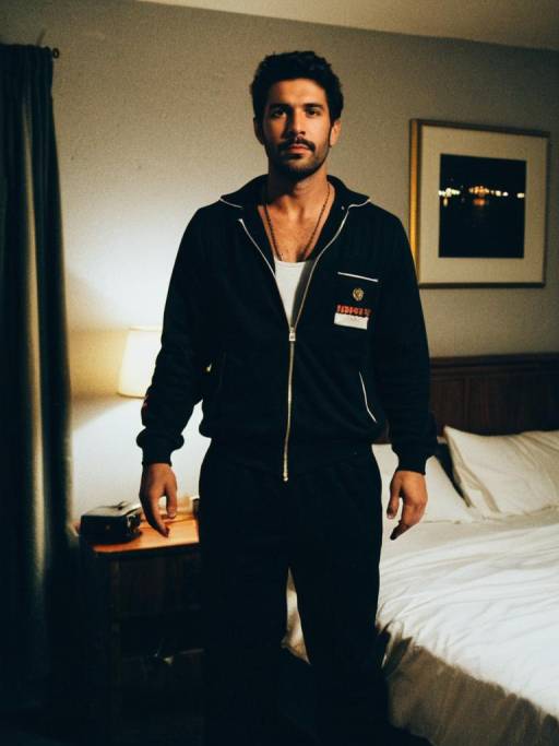 Man in One Night Stand Costume Indoors