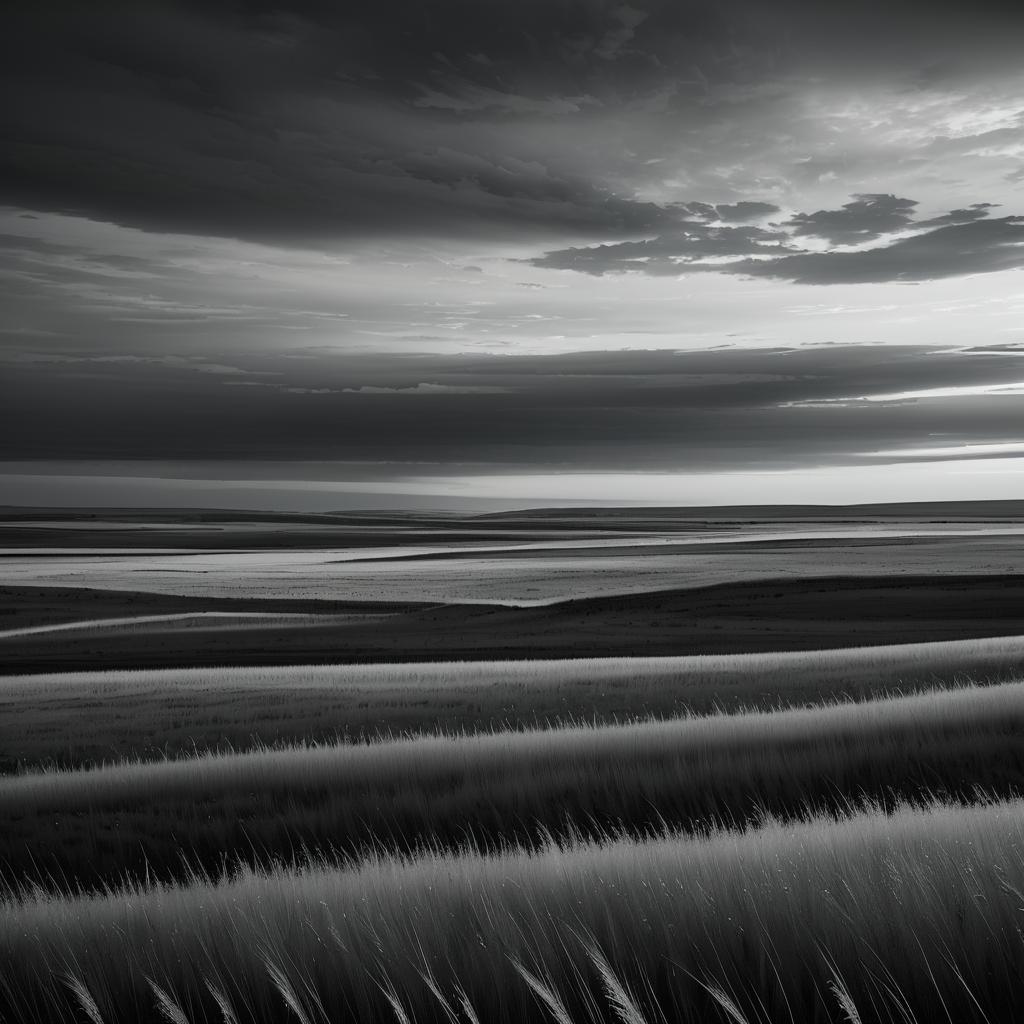 Moody Tallgrass Plains at Dawn