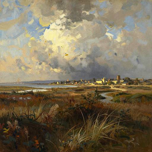 Coastal Marsh at Golden Hour