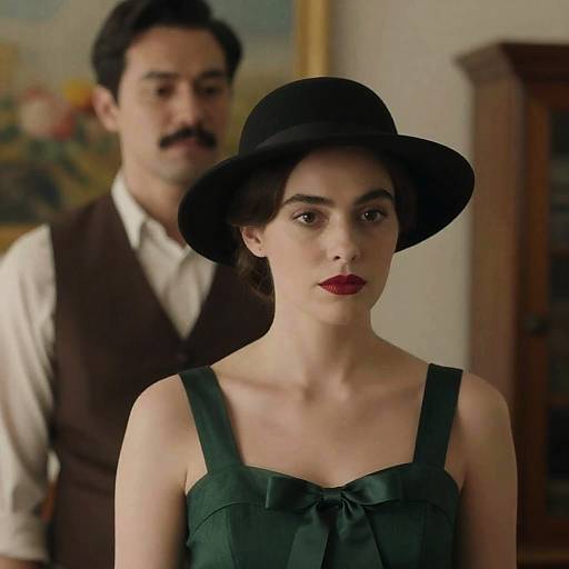 Vintage Portrait of Elegant Couple