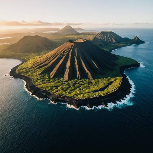 Breathtaking Aerial View of Galápagos Islands