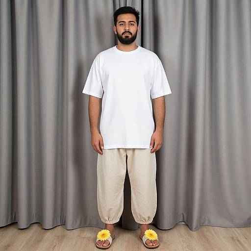 Realistic Portrait of Casual Man