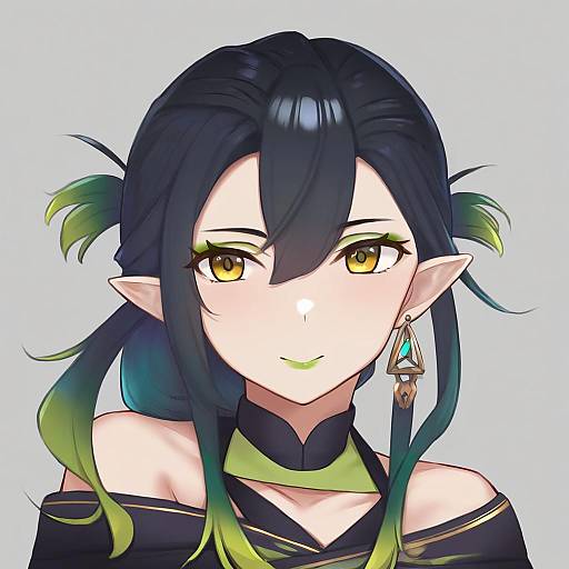 Illustration of Hanabatake chaika, nijisanji in the style of Tomajiyama