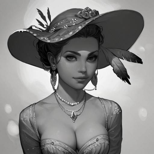 Monochrome Elegance with Jewelry Focus