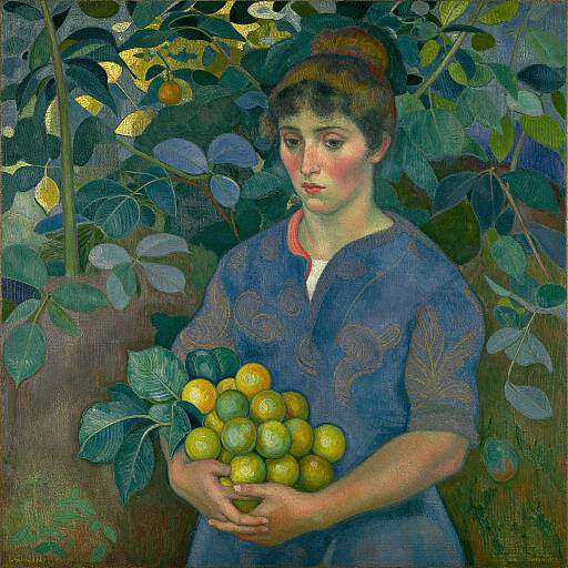 Paul Gauguin Woman Holding Fruit