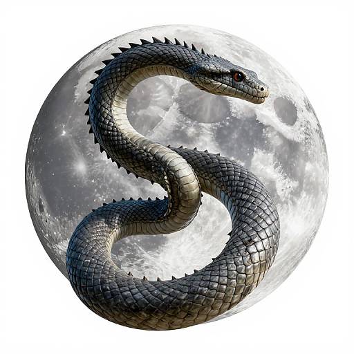 Majestic Serpentine Moon Dance