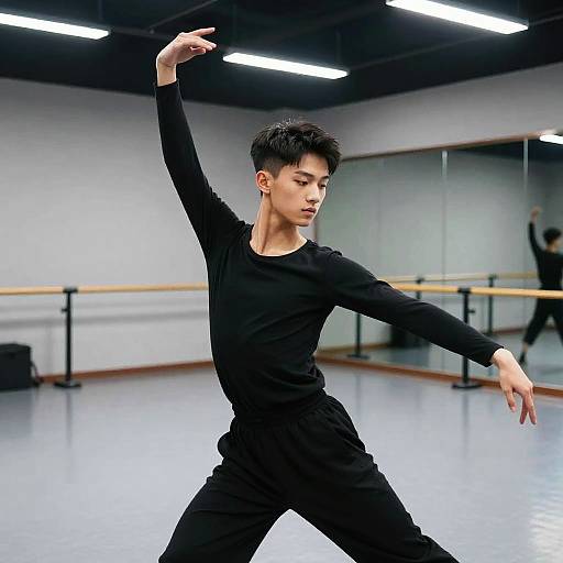 Taper Cut on Male Modern Dancer