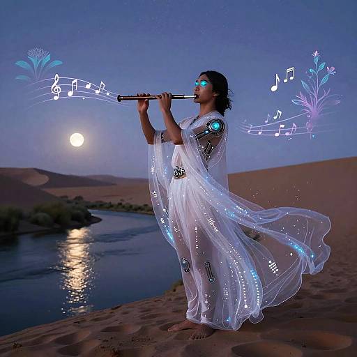 Ethereal Yaqui Flute Automaton