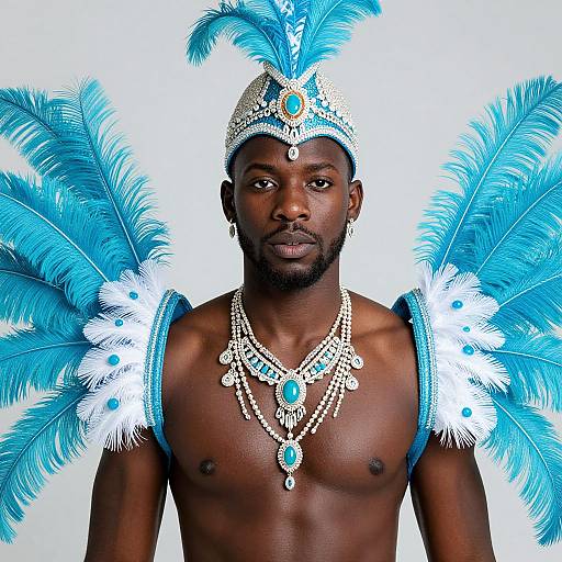 Caribbean Fancy Dress Dark-Skinned Male