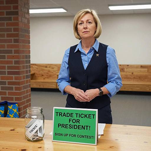 Campaigning for a Contest: Woman's Stand