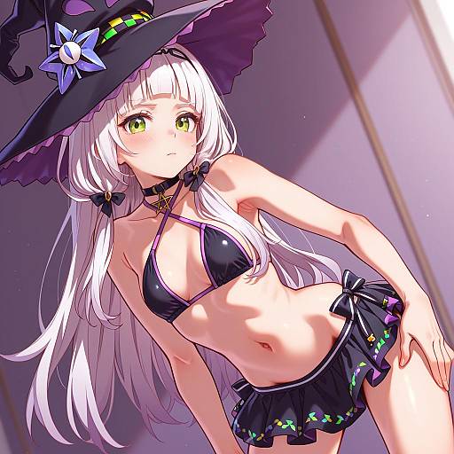 Illustration of Murasaki shion (hololive summer 2019), hololive in the style of Mitsurugi sugar