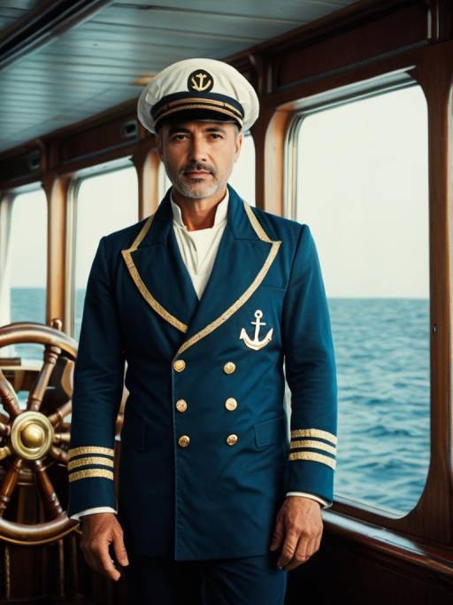 Heroic Nautical Captain Portrait