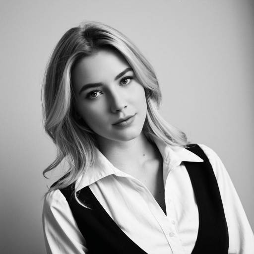 Chic Coralie Cosplay in Monochrome