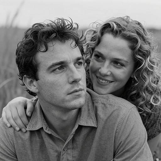 Intimate Black and White Portrait