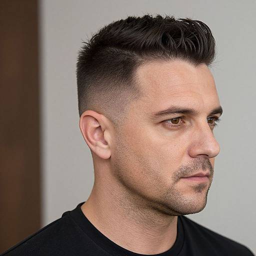 Classic Curtain Haircut Portrait