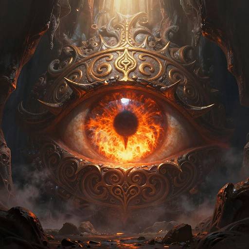 Mythic Leviathan Eye with Runes