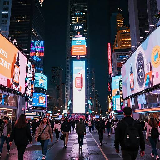 Futuristic Cyberpunk City Advertising