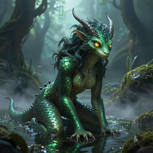 Envidiosa as Mythical Emerald Creature