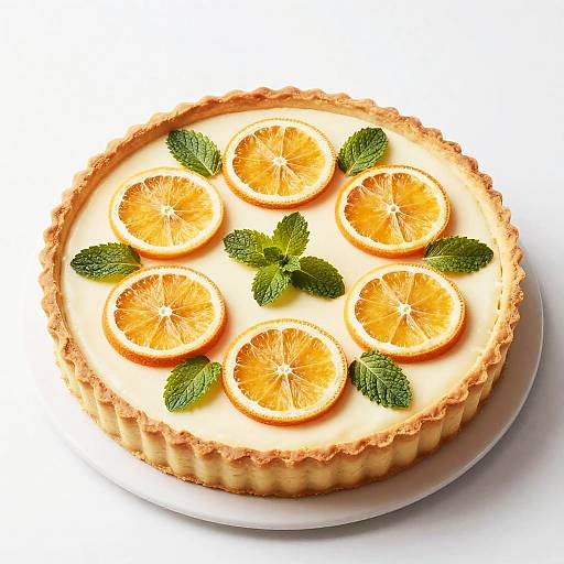 Minimalist Geometric Tart Decoration