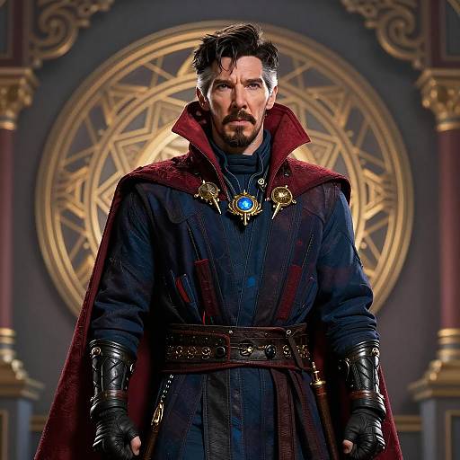 Photo-Realistic Doctor Strange Costume Art