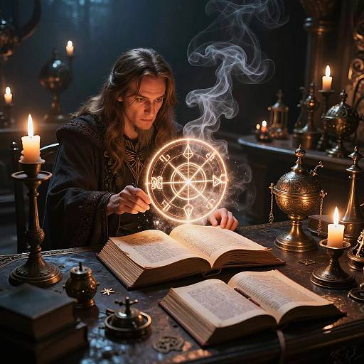 Ancient Wizard's Mystical Laboratory